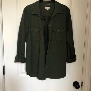 Merona Jackets & Coats - Cute Green Denim Jacket Merona Jackets & Coats - Cute Green Denim Jacket